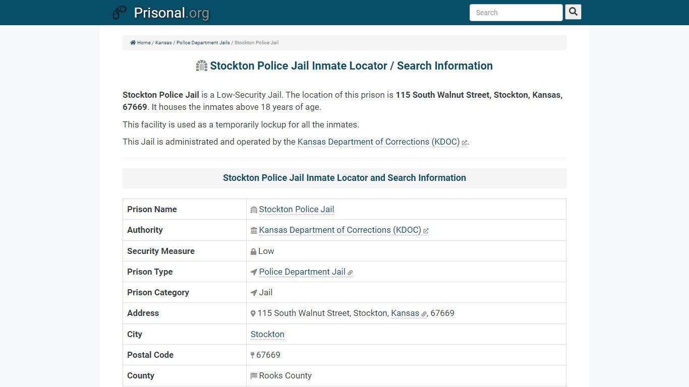Stockton Police Jail-Inmate Locator/Search Info, Phone ...